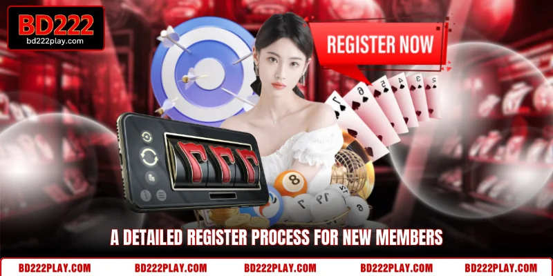 A detailed Register process for new members