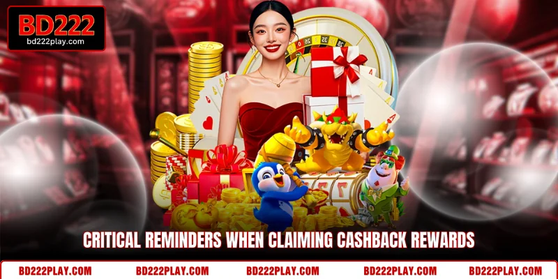 Critical Reminders When Claiming Cashback Rewards